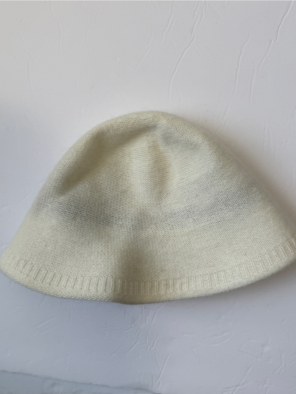 Soft Cream Off-while Knit bucket- Women's Hat O/S